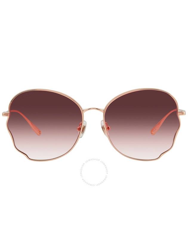 Bolon Chloe Red Gradient Irregular Ladies Sunglasses BL7105 A32 58 - BOLON - BALAAN 1