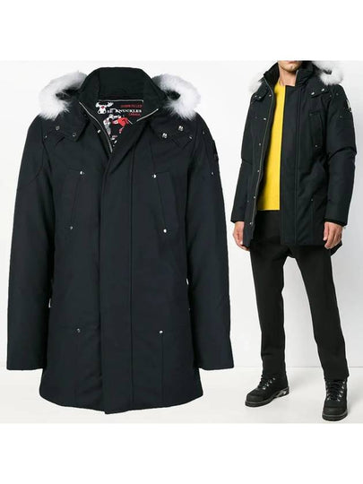 Original Stirling Parka White Fox Fur Black - MOOSE KNUCKLES - BALAAN 2