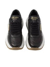 Triangle Logo Low Top Sneakers Black - PRADA - BALAAN 2