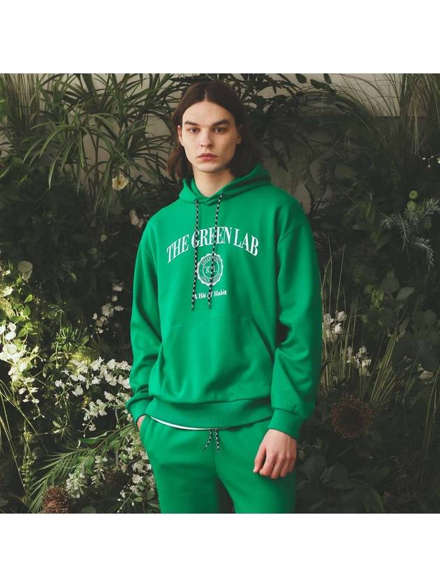 Varsity Graphic Hoodie Green - THE GREEN LAB - BALAAN 3