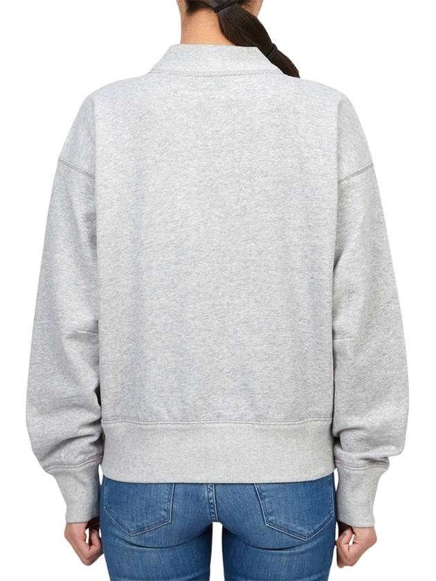 Moby Logo Print Sweatshirt Grey - ISABEL MARANT ETOILE - BALAAN 4