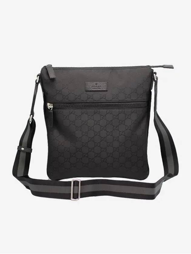 Microsima Logo Nylon Cross Bag Black - GUCCI - BALAAN 2