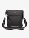 Microsima Logo Nylon Cross Bag Black - GUCCI - BALAAN 4