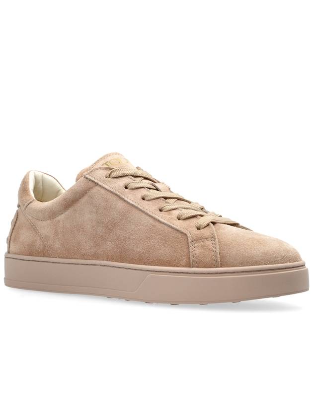 Tod’s Suede Sneakers, Women's, Beige - TOD'S - BALAAN 4