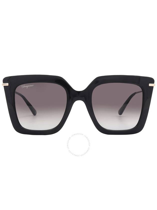 Eyewear Gradient Butterfly Sunglasses Black - SALVATORE FERRAGAMO - BALAAN 1