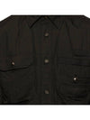 12Th Anniversary Nylon Pocket Overfit Long Sleeve Shirt Black - ACNE STUDIOS - BALAAN 5