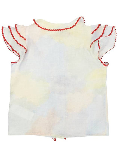 Parakit Kids Water Color S21064 190 AG Short Sleeve Blouse - THE ANIMALS OBSERVATORY - BALAAN 2