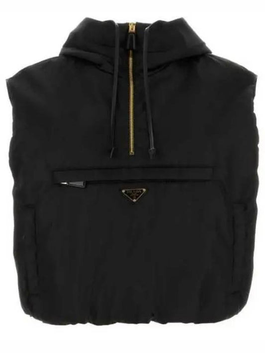 Re-nylon hooded vest - PRADA - BALAAN 2