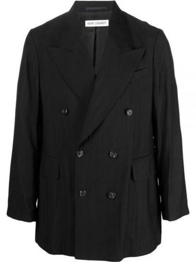 Experience Viscose Blazer Double Coat Black - OUR LEGACY - BALAAN 2