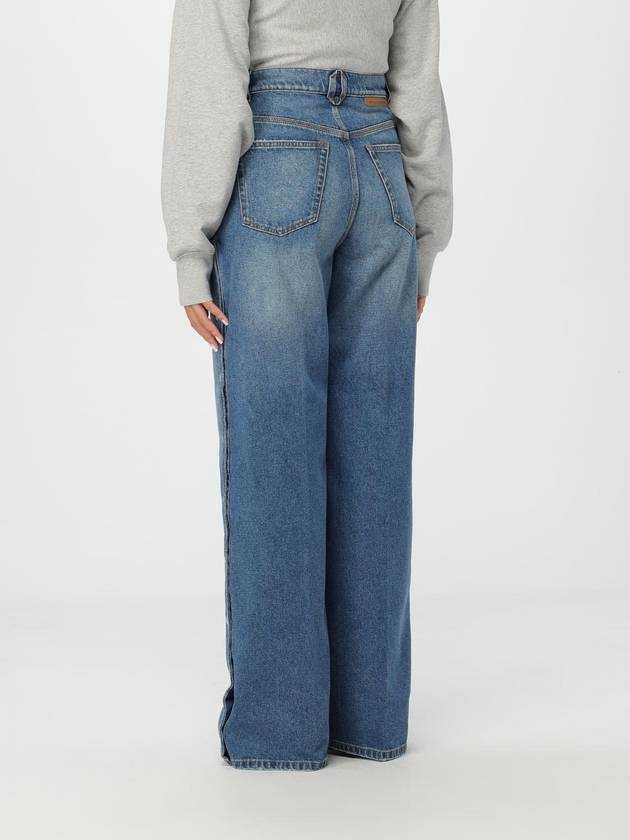 snap wide jeans blue - STELLA MCCARTNEY - BALAAN 4