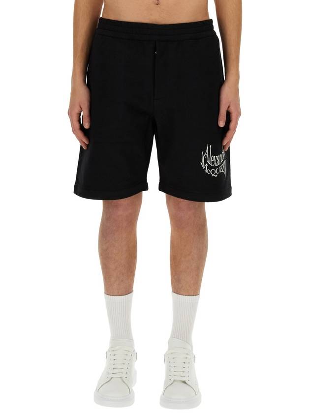 Short Pants 781880QXAAM1000 Black - ALEXANDER MCQUEEN - BALAAN 2