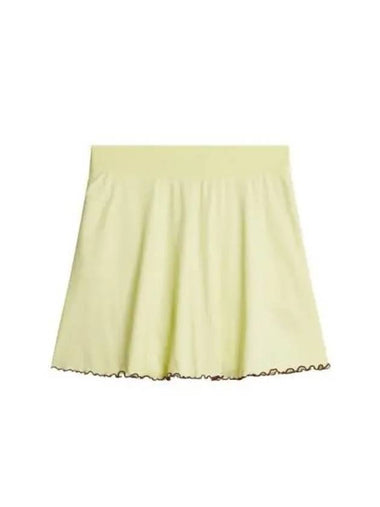 Women's Anja Skirt Lime Yellow - J.LINDEBERG - BALAAN 1