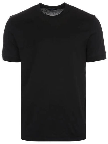 Basic short sleeve t shirt black - KITON - BALAAN 1