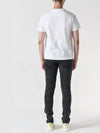 Embossed Logo Short Sleeve T-Shirt White - VALENTINO - BALAAN 4