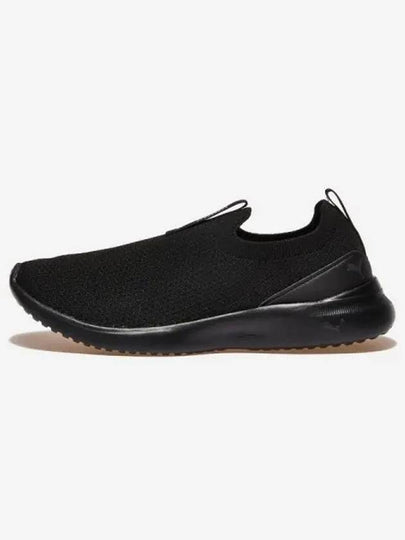 Shoes Running Sneakers Walking Adelina Slip On Black Strong Gray - PUMA - BALAAN 1