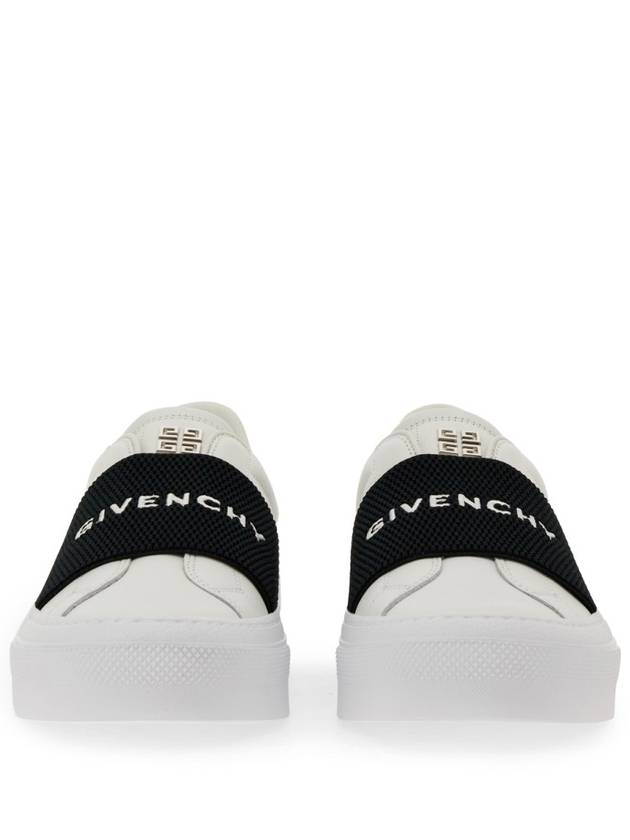 City Banding Logo Low Top Sneakers White - GIVENCHY - BALAAN 5