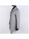 24SS Women's Check Coat FOC834A F0495 035 - THOM BROWNE - BALAAN 3