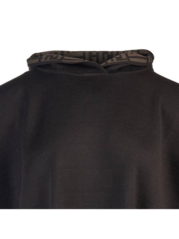 Wool Poncho Brown - FENDI - BALAAN 5