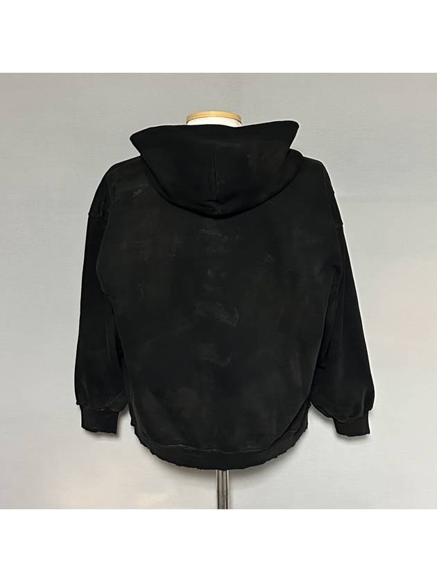 Mud Distressed Hooded Zip Up 100 - BALENCIAGA - BALAAN 2