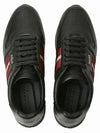 Men's Astel Leather Low Top Sneakers Black - BALLY - BALAAN 7