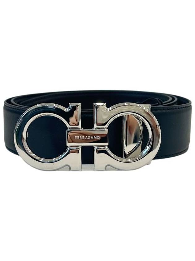 Ferragamo Gancini doublesided belt 686671 - SALVATORE FERRAGAMO - BALAAN 1