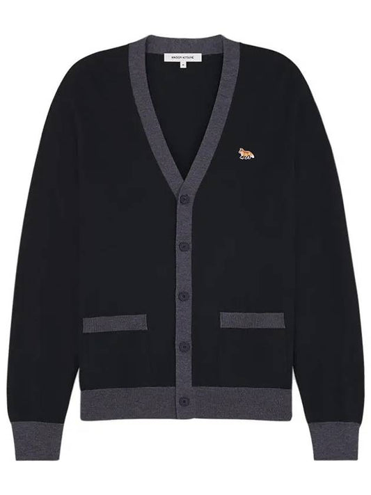 Baby Fox Patch Regular Cardigan Black - MAISON KITSUNE - BALAAN 2