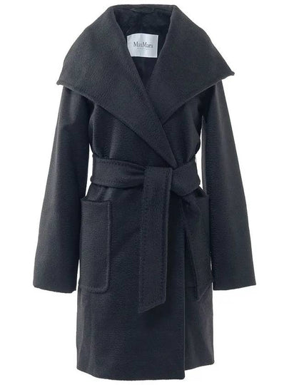 Rialto Robe Single Coat Black - MAX MARA - BALAAN 2