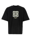 4G Logo Cotton Short Sleeve T-Shirt Black - GIVENCHY - BALAAN 1