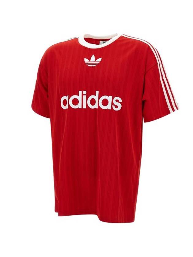 Adicolor Short Sleeve T-Shirt Red - ADIDAS - BALAAN 1