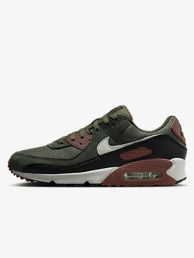 Air Max 90 Men s Sneakers Cargo Khaki Red Sepia Sequoia Light Silver DM0029 300 755712 - NIKE - BALAAN 1