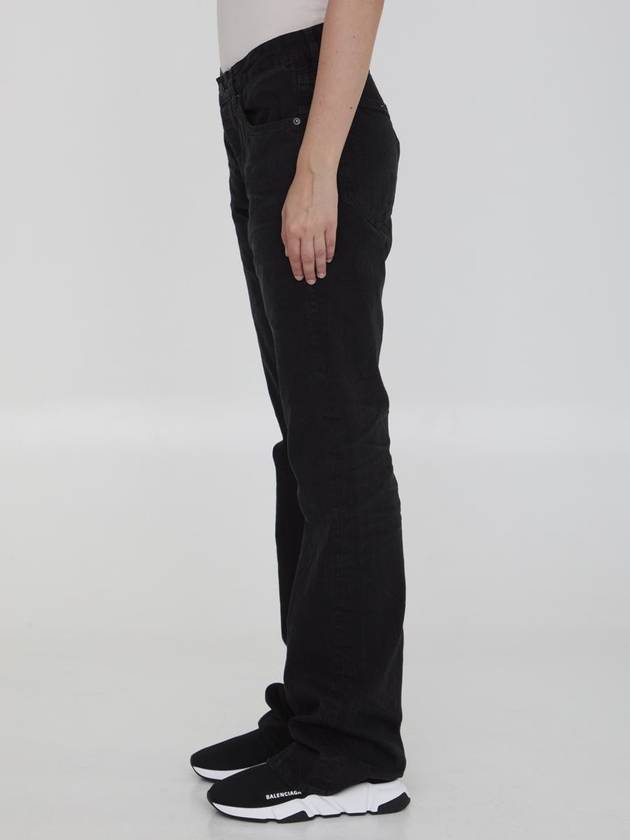 Low Waist Straight Jeans - BALENCIAGA - BALAAN 3