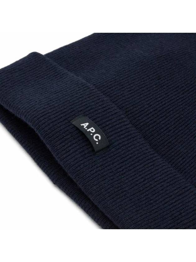 Autumn Wool Beanie Dark Navy - A.P.C. - BALAAN 3