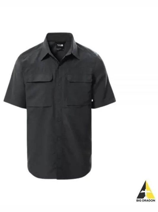 Men's Sequoia Short Sleeve Shirt Grey - THE NORTH FACE - BALAAN 2