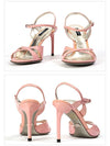 DP Sale C08417 A6180 80400 Pink Enamel Sandals - DOLCE&GABBANA - BALAAN 3