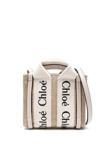 Nano Woody Tote Bag Grey - CHLOE - BALAAN 1