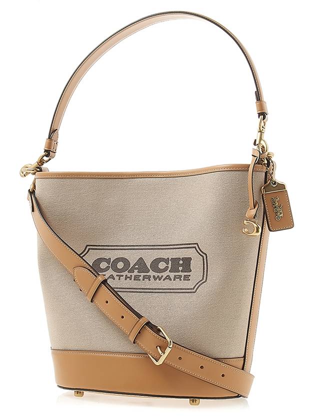 Women's Field Canvas Bucket Bag CH739 NATURAL CANVAS TAN - COACH - BALAAN 2