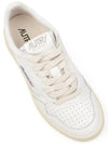 Medalist Leather Low Top Sneakers White - AUTRY - BALAAN 5