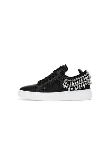 WOMEN GZ 94 Crystal Sneakers Black - GIUSEPPE ZANOTTI - BALAAN 1