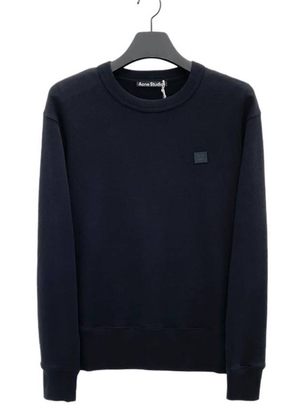 Men's Face Patch Sweatshirt Black - ACNE STUDIOS - BALAAN 2