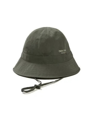 Taslan 6 panel bucket hat Smog Khaki S24SUFBH11 - SNOW PEAK - BALAAN 1