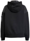 Logo hood zipup black 8G000 30 809KX 999 - MONCLER - BALAAN 3