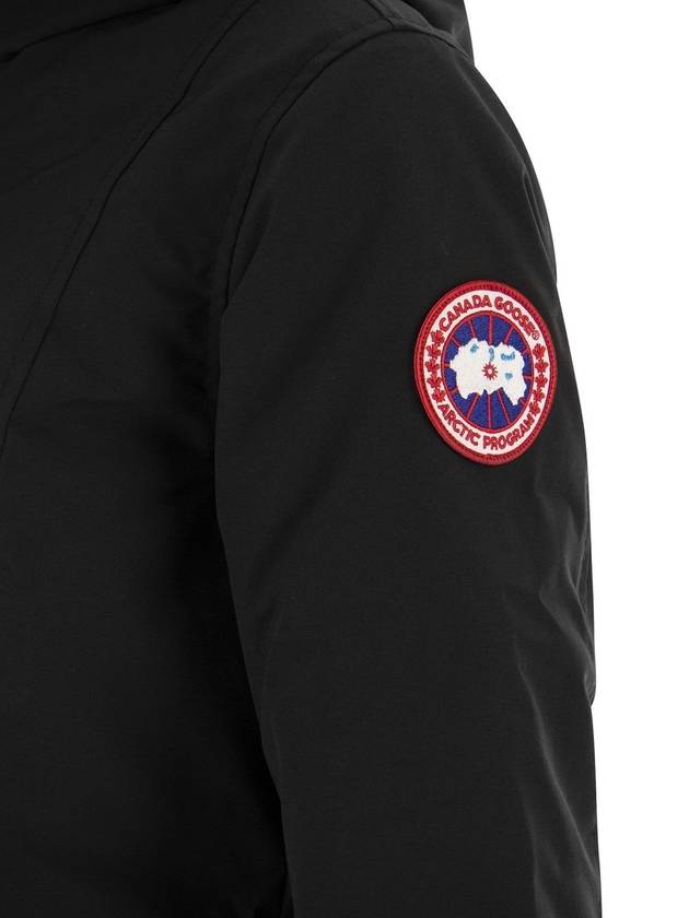 Rossclair Hooded Padding Black - CANADA GOOSE - BALAAN 5