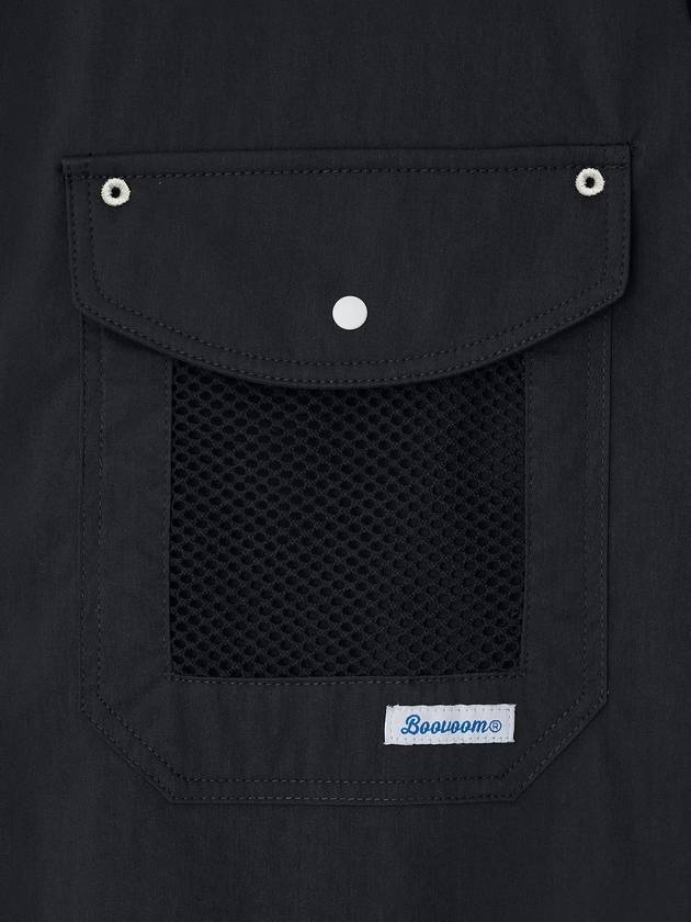 Studio Work Short Sleeve Shirt Black - BOOVOOM - BALAAN 6