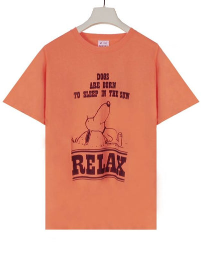 Relax Short Sleeve T-Shirt Orange - WILD DONKEY - BALAAN 2