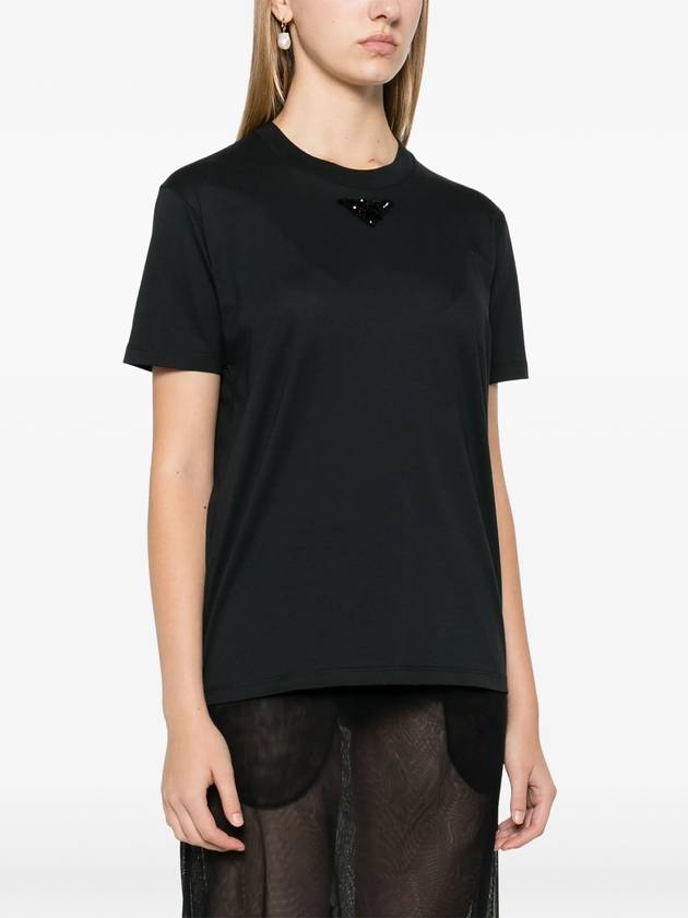 bead-embellished T-shirt - PRADA - BALAAN 3