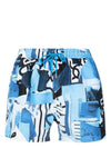 graphic print swim shorts M1A239BK41327 - PAUL SMITH - BALAAN 1