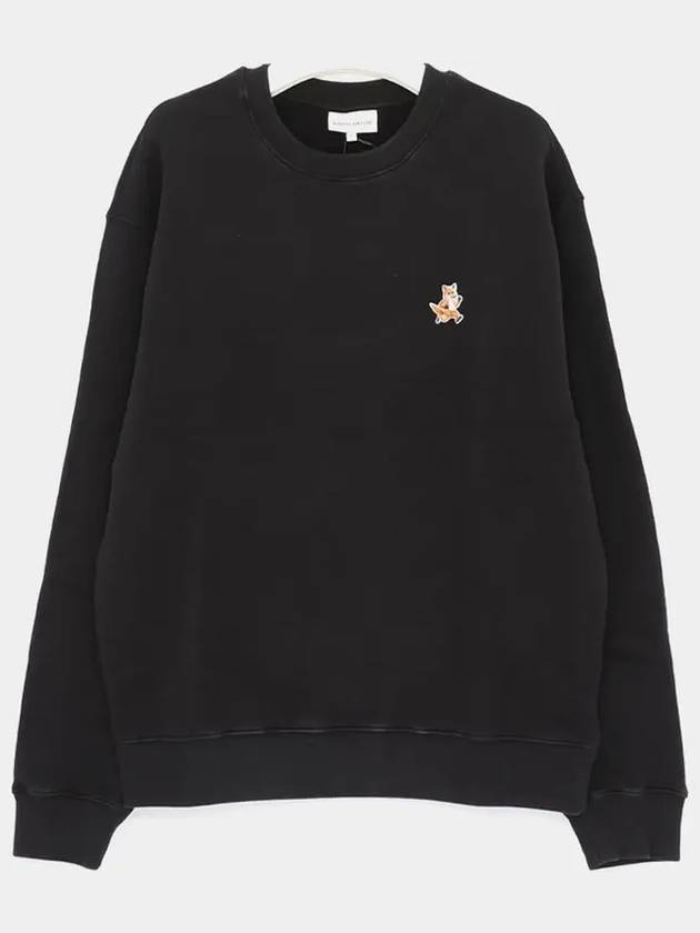 Fox Cotton Sweatshirt Black - MAISON KITSUNE - BALAAN 4