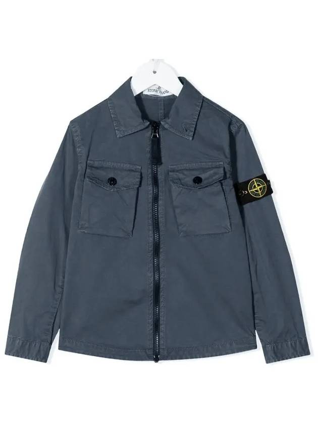 Kids Waffen Shirt Jacket Navy 741610410 V0163 - STONE ISLAND - BALAAN 2