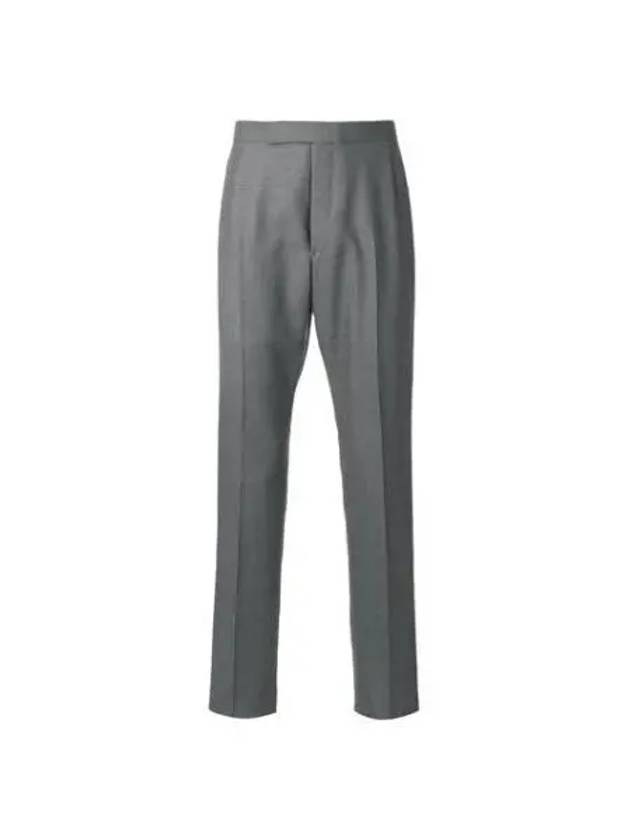 Super 120S Twill Classic Backstrap Trouser Pants Medium Grey - THOM BROWNE - BALAAN 2