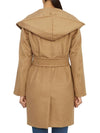 Rialto Collar Robe Single Coat Camel - MAX MARA - BALAAN 4